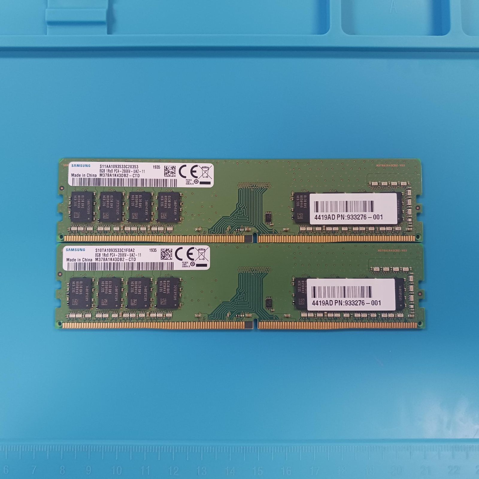 Samsung ddr4 メモリ 2666 8GB 4枚動作品 SAMSUNG 8GB 1Rx8 PC4-2666V