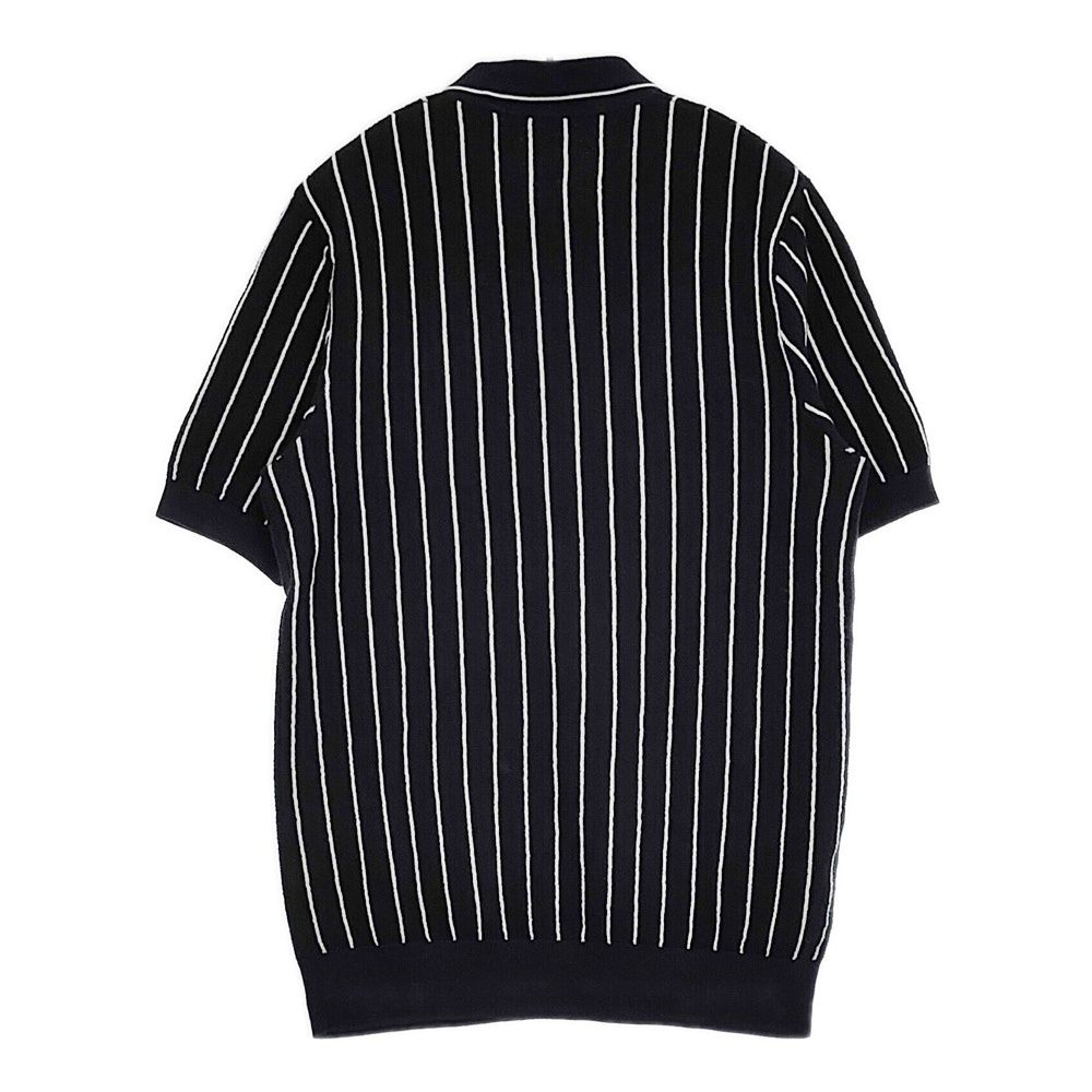 FRED PERRY ニットポロシャツ サイズS ストライプ ポロシャツ