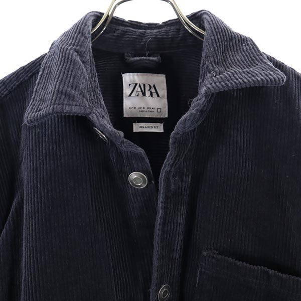 ザラ コーデュロイジャケット M 黒系 ZARA メンズ 【中古】 【230319 