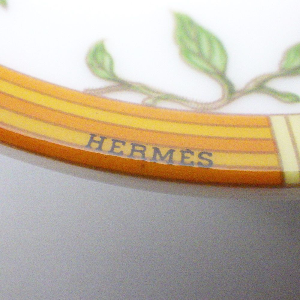 HERMES エルメス シエスタ アジアン ティーカップ＆ソーサー 蓋つき 