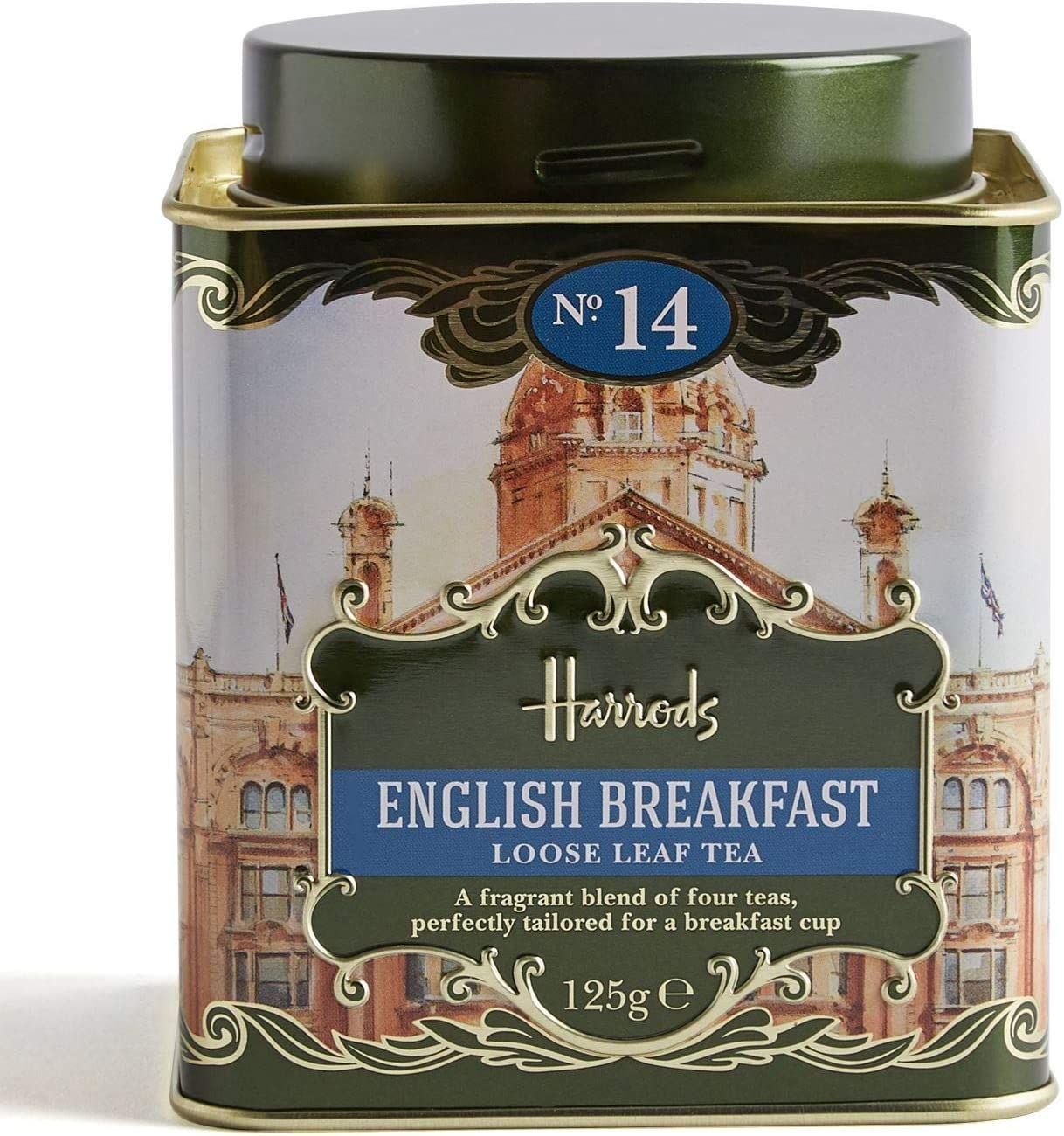 ハロッズ Harrods No.14 English Breakfast イングリッシュ ブレックファスト リーフティ-125g