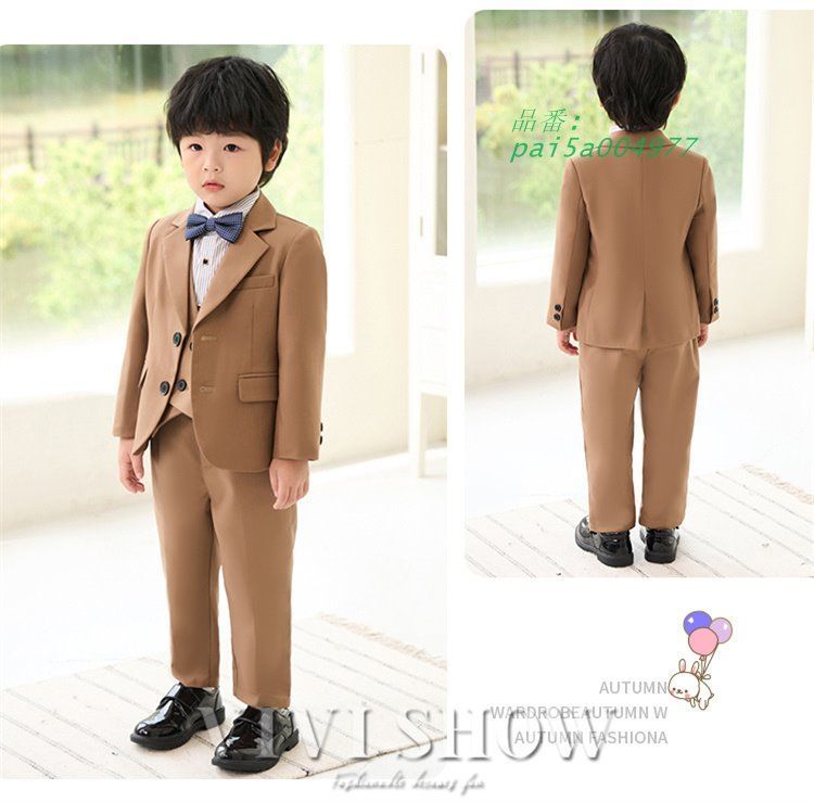 小学校 卒業式 子供服 入学式 スーツ 男の子 ベスト ブレザー フォーマル ズボン ネクタイ ワイシャツ キッズ おしゃれ pai 5 a 004977 スーツ ブレザー フォーマル ドレス スーツ キッズ服(100cm~)