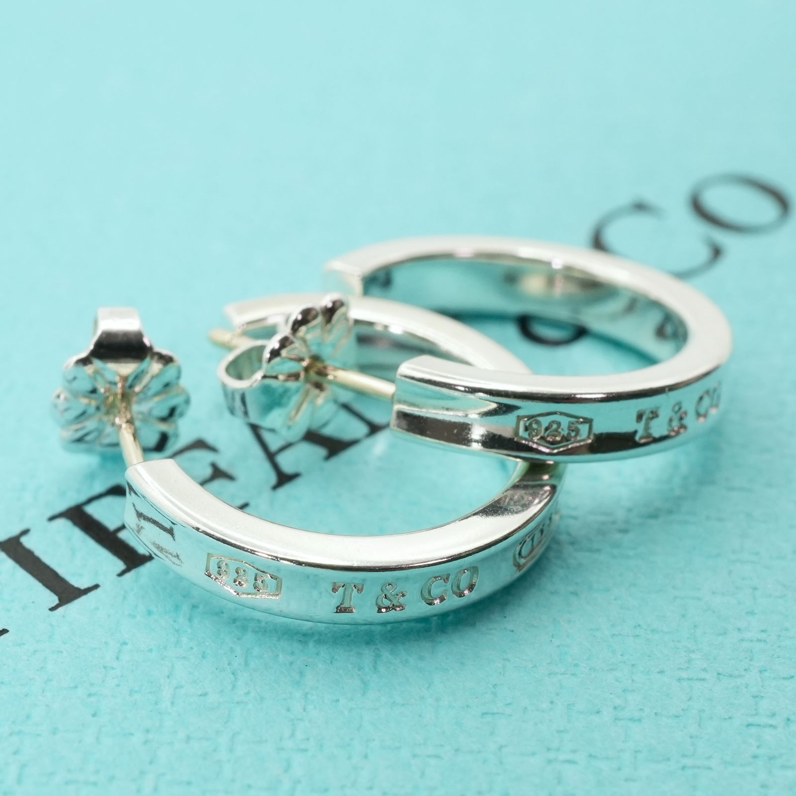 【極美品】ティファニー　ナローフープピアス 片耳　1837 メンズ/レディース TIFFANY&Co. 8月8日まで限定価格 ティファニー TIFFANY ピアス