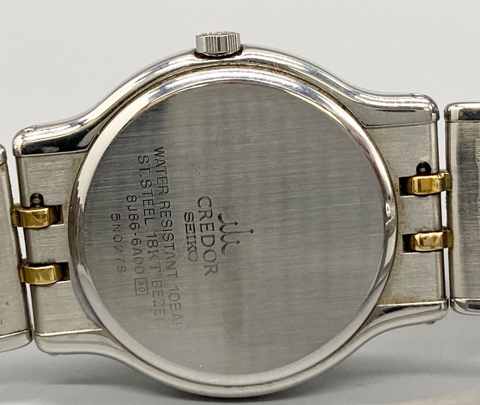 電池交換済み】SEIKO CREDOR セイコー クレドール 8J86-6A00 腕時計 SS