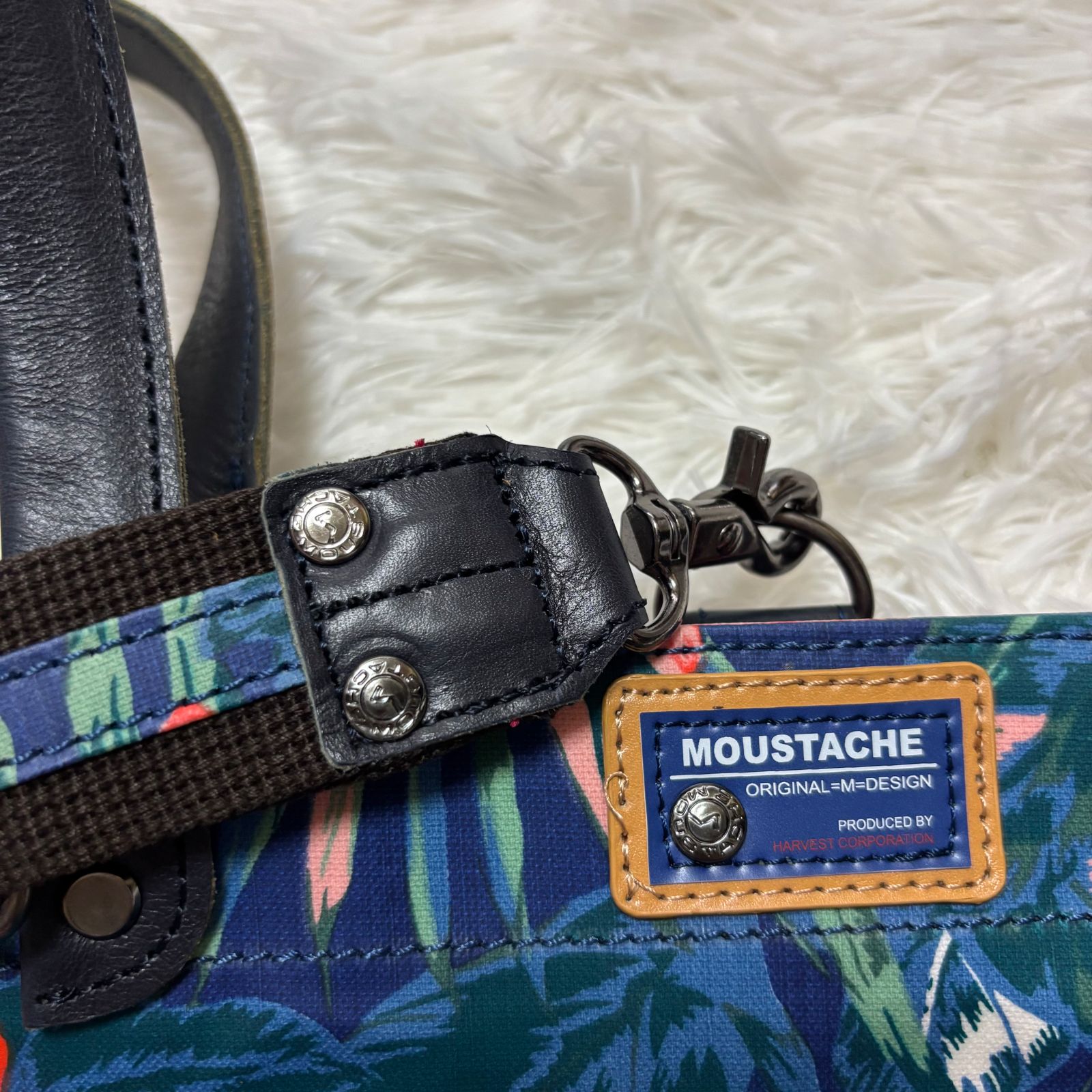 新品タグ付き】ムスタッシュ MOUSTACHE メンズ トートバッグ 
