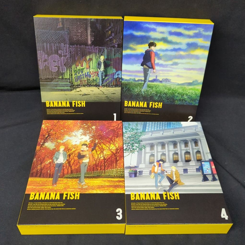 アニプレックス アニメBlu-ray BANANA FISH Blu-ray Disc BOX 完全生産 版全4巻 セット