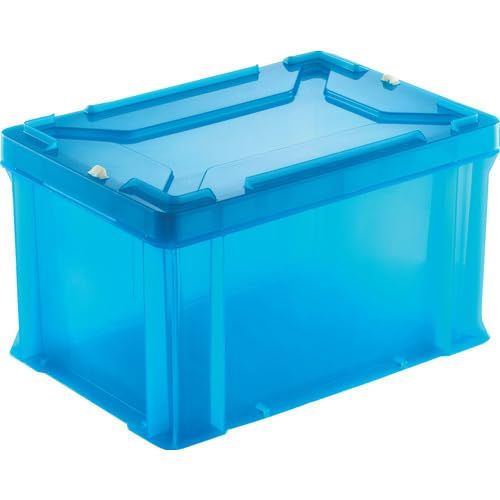2営業日で発送 DICプラスチック Dic Plastics DIC エコシリーズF型コンテナF-21 外寸 W424×D291×H244.5 クリアブルー F21ECOCBL 8536