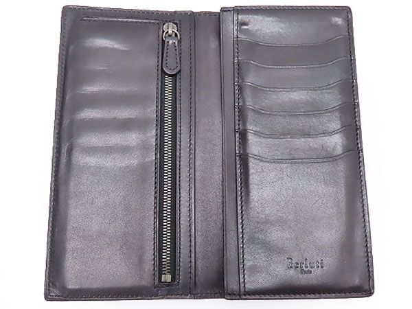 ベルルッティ カリグラフィ サンタル スクリットレザー 二つ折り長財布