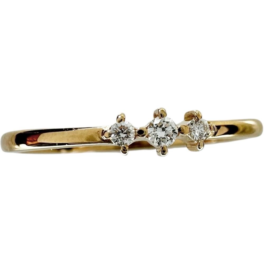 9号 【ete/エテ】ダイヤモンド 0.04ct リング・指輪 K18PGピンク