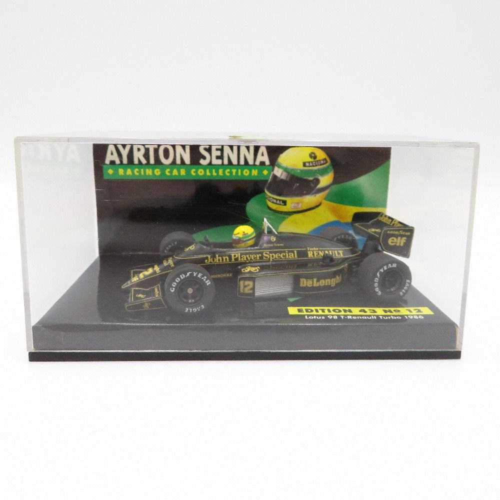 1/43 AYRTON SENNA RACING CAR COLLECTION Loutus98 T-Renault 1986 No.12 模型 1/43 AYRTON SENNA RACING CAR COLLECTION Loutus98 T-Renault