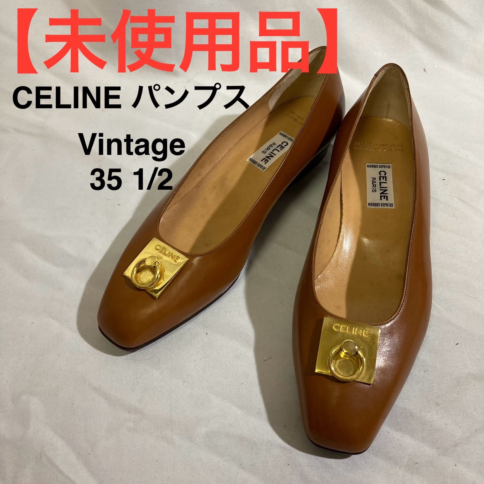 CELINE】CELINE パンプス Vintage 35 1/2 - メルカリ