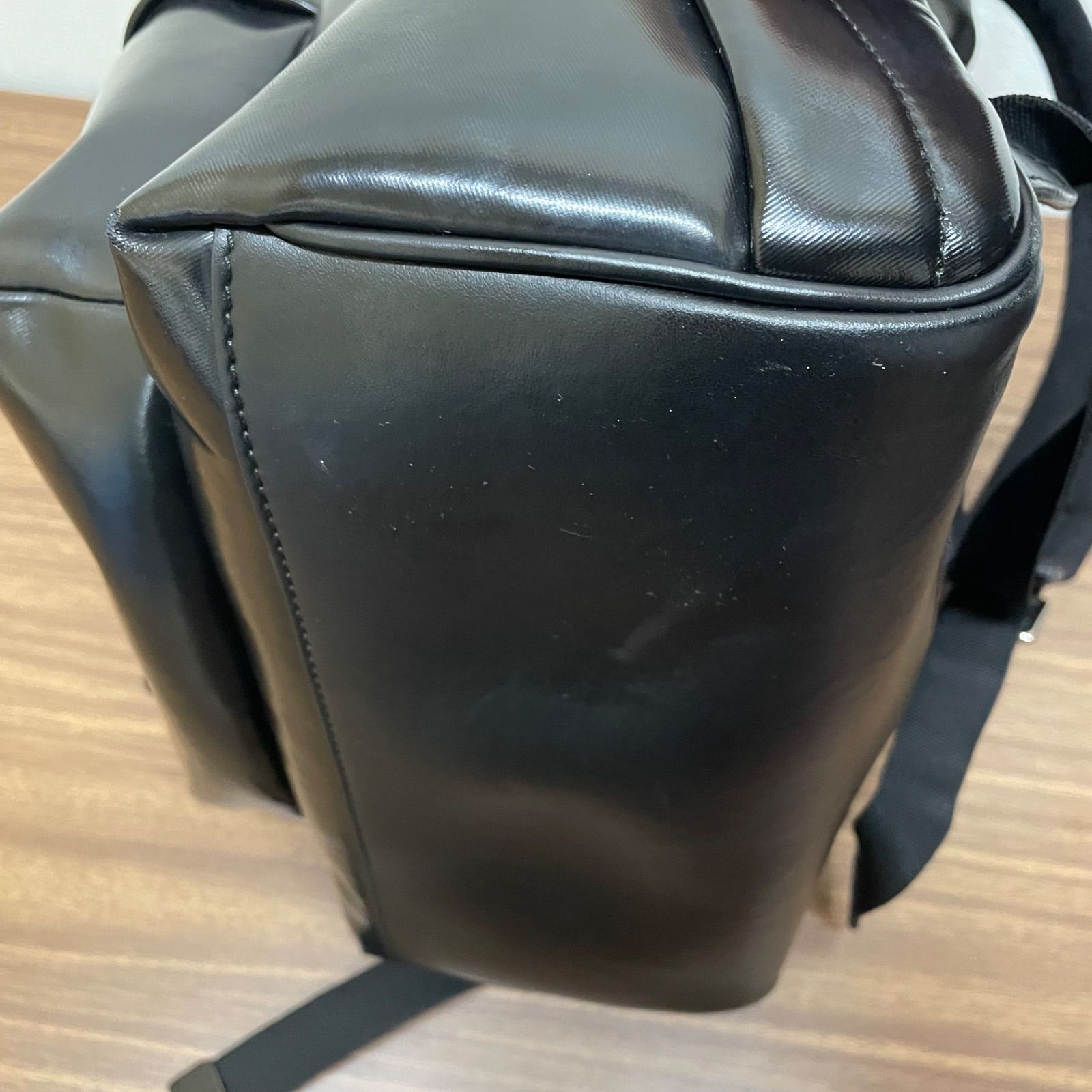 ◎ 【美品】BURBERRYバーバリー コーティングキャンバス ブラック