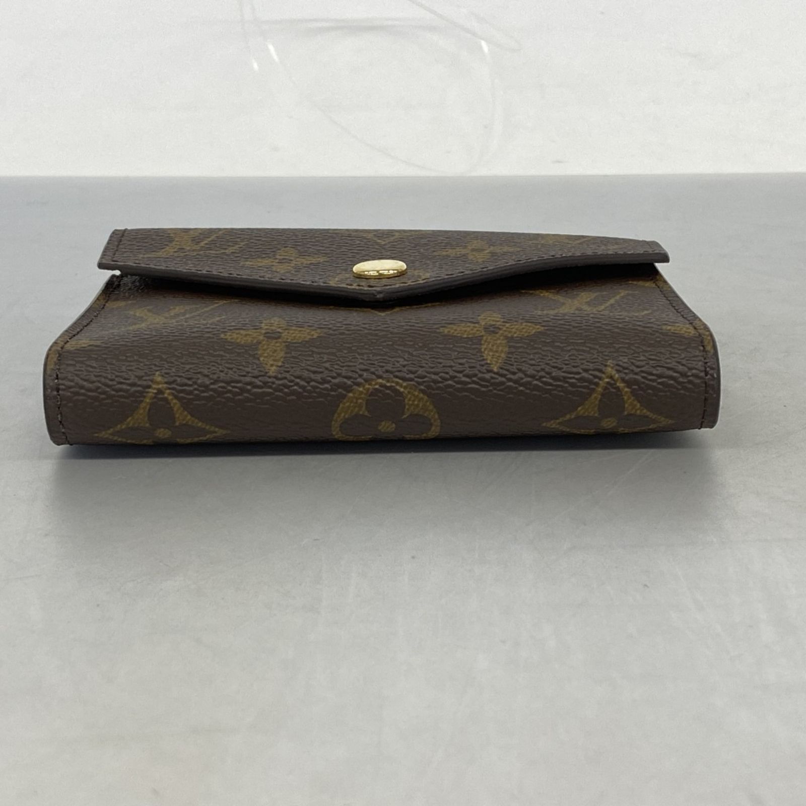 ルイ ヴィトン Louis Vuitton ルイ ヴィトン 三つ折り財布 モノグラム ポルトフォイユヴィクトリーヌ M62472 ブラウンレディース