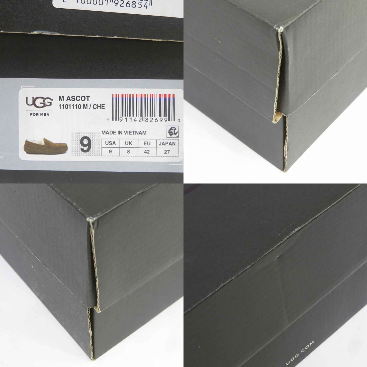 UGG アグ Ascot アスコット モカシン 1101110 US9 27cm 箱有