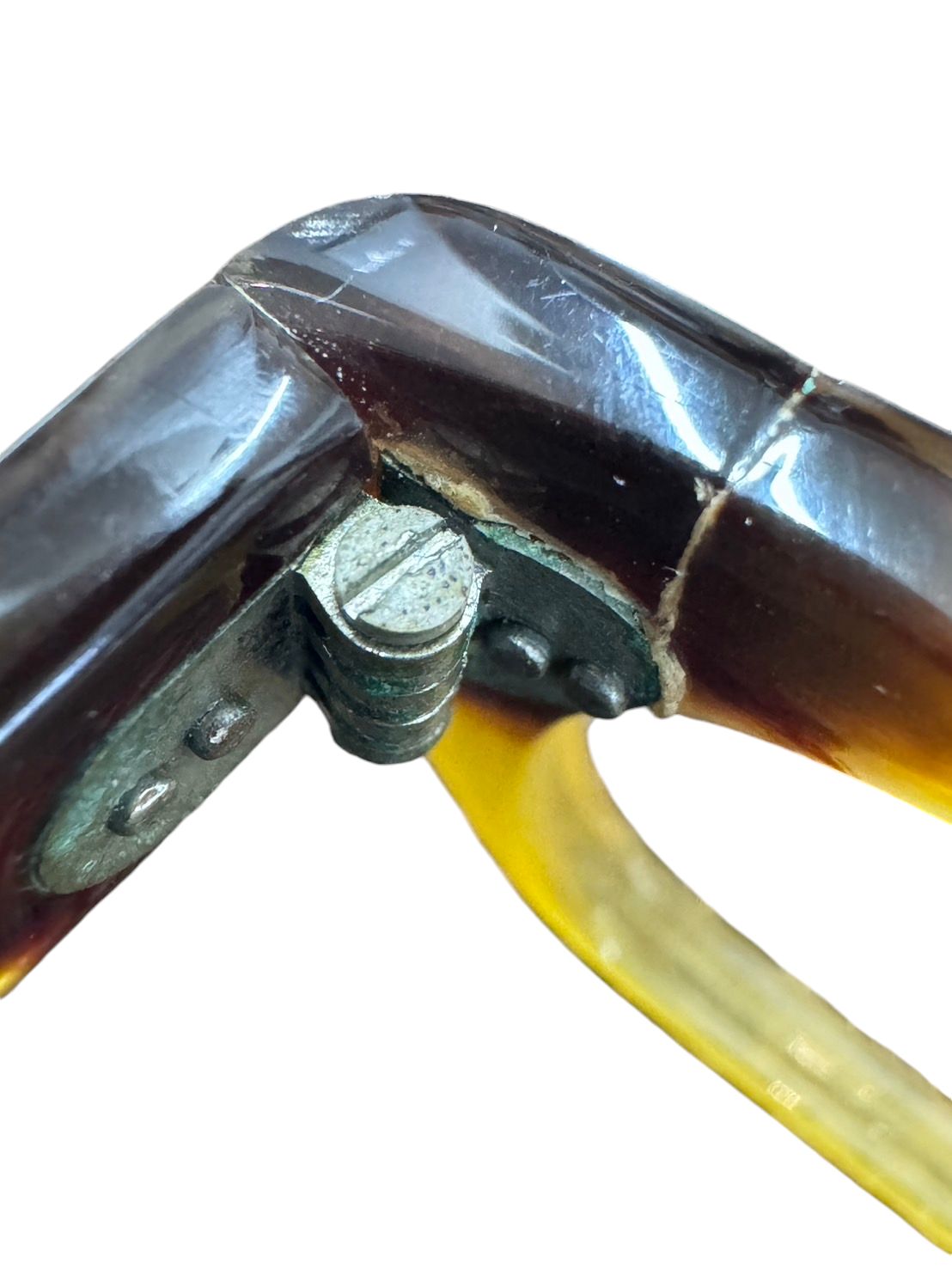 値引交渉歓迎】【美品☆レトロ】レトロ上トロ甲本鼈甲眼鏡2201】 値引