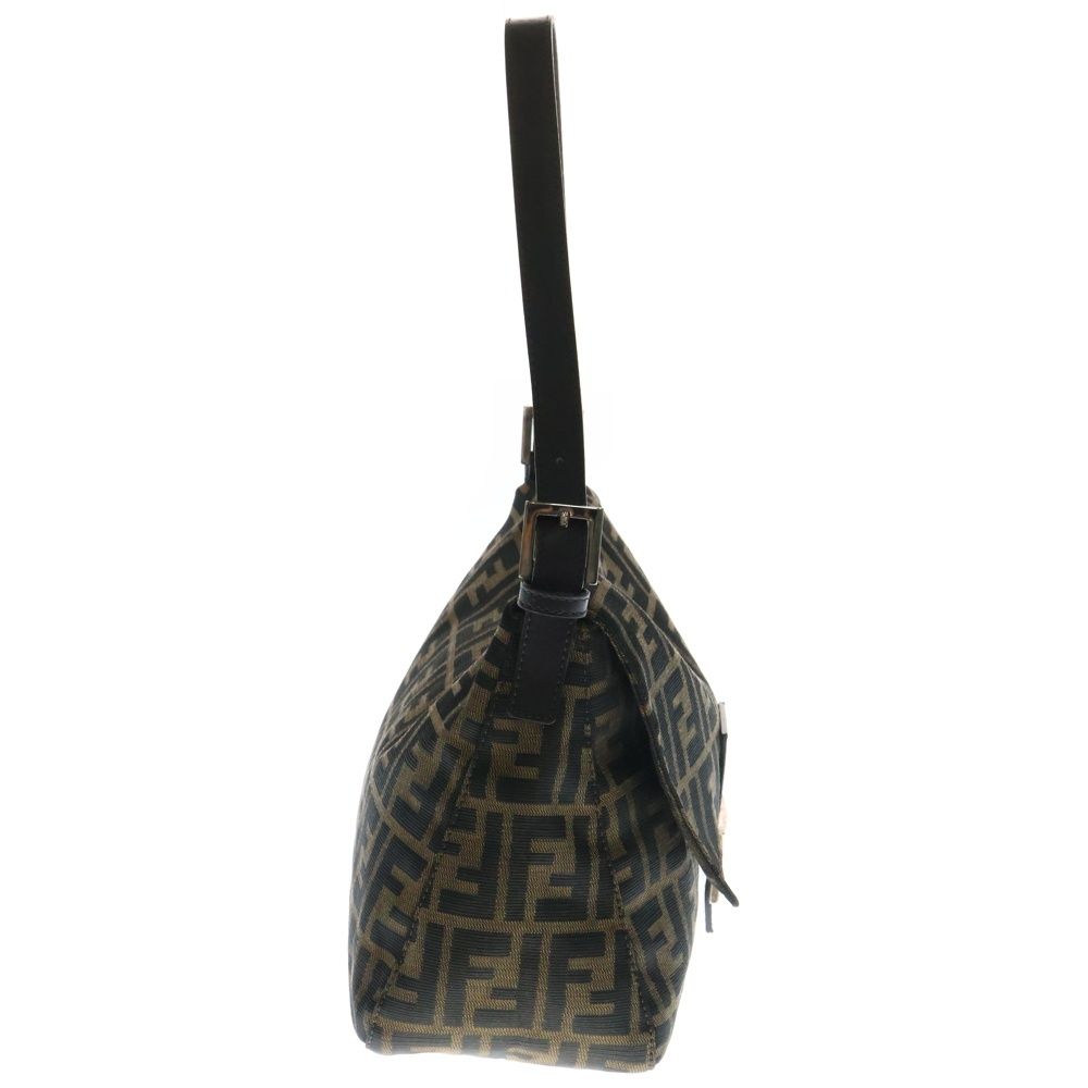 FENDI ズッカ マンマ フリンジ キャンバス ショルダーバッグ FENDI (フェンディ) ズッカ柄 マンマバケット キャンバス