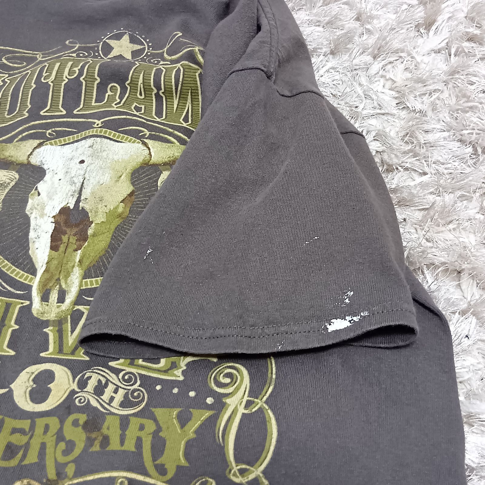 ヴィンテージ アウトローズ OUTLAWS バンドT ロックT 当時物 ラグラン ヴィンテージ アウトローズ OUTLAWS バンドT ロックT 当時物