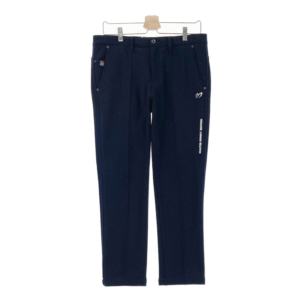 サイズ 4 MASTER BUNNY EDITION マスターバニーエディション 裏起毛 ストレッチロングパンツ ネイビー系 240101533289 ゴルフウェア メンズ ストスト