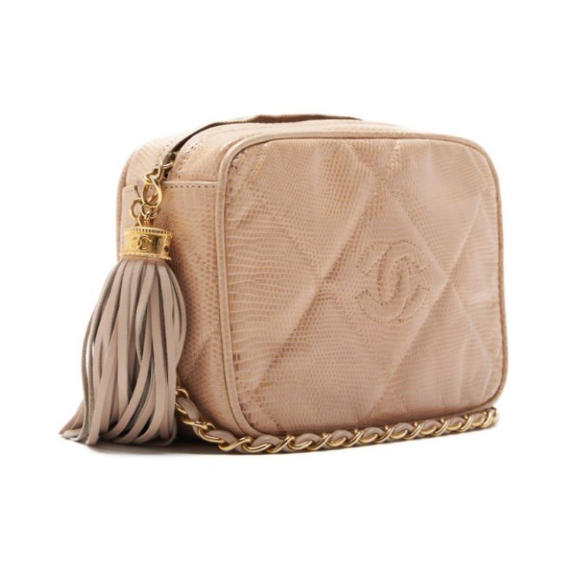CHANEL シャネル ココマーク フリンジ付き チェーンショルダー CHANEL シャネル ココマーク フリンジ付き チェーンショルダー