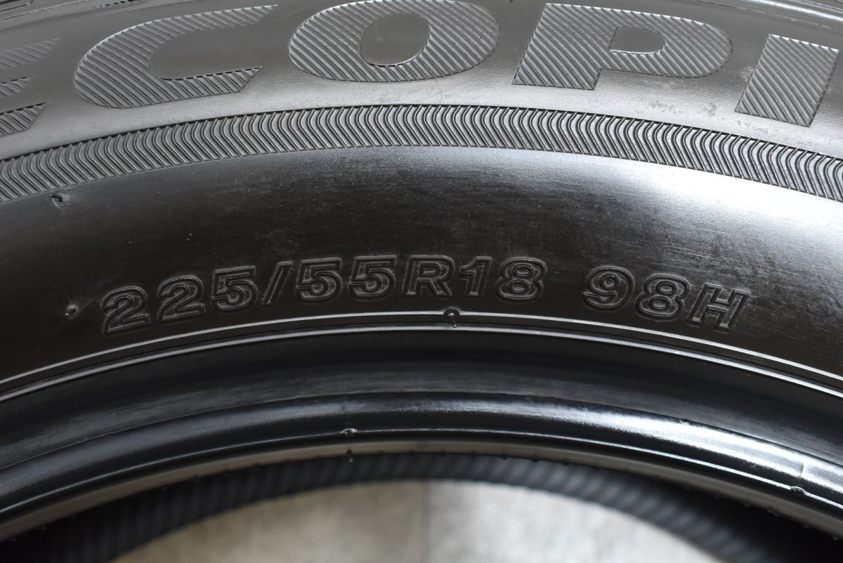 2025年製 新車外し】ブリヂストン エコピア H/L422 PLUS 225/55R18 4本 