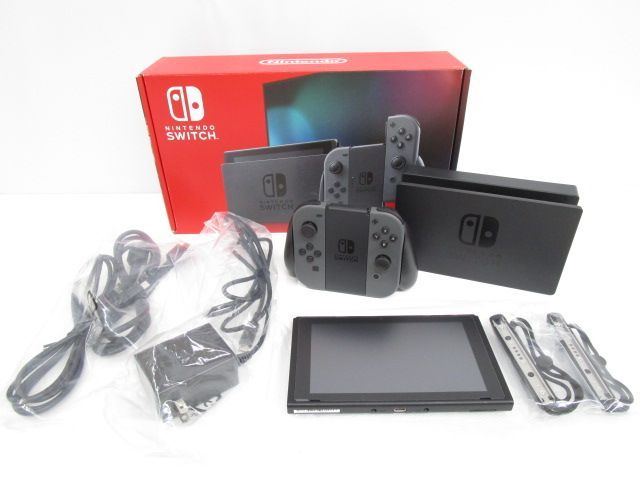 送料無料 初期化済 Nintendo Switch 本体 グレー HAD-S-KAAAA|JPN⑤ 564-351-10000_0908