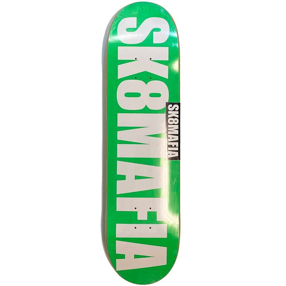 8.25インチ SK8MAFIA スケートマフィア OG LOGO HIGHLIGHT GREEN DECK デッキ スケートボード スケボー SKATEBOARD