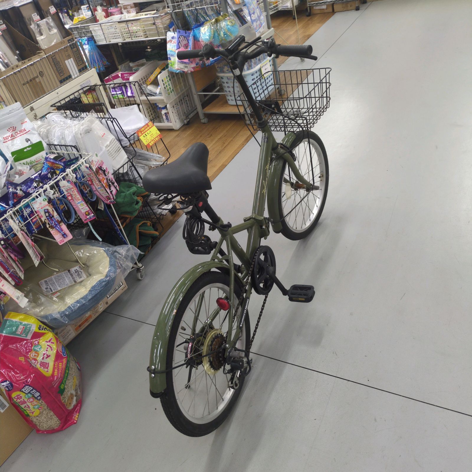 新品】THREE STONE 折りたたみ自転車 マットブラック P-008 折りたたみ