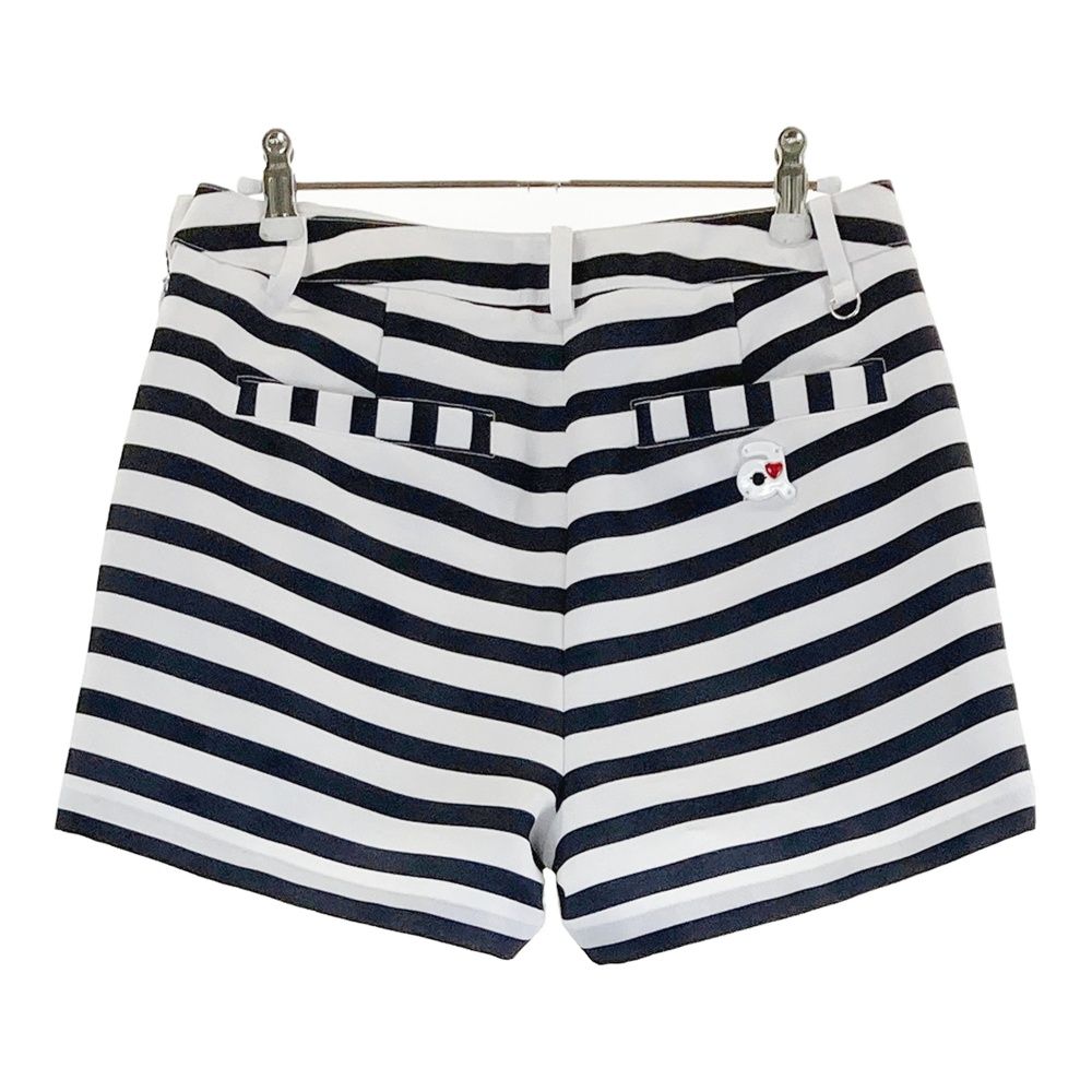 サイズ：36 ARCHIVIO アルチビオ ショートパンツ ボーダー柄 ホワイト