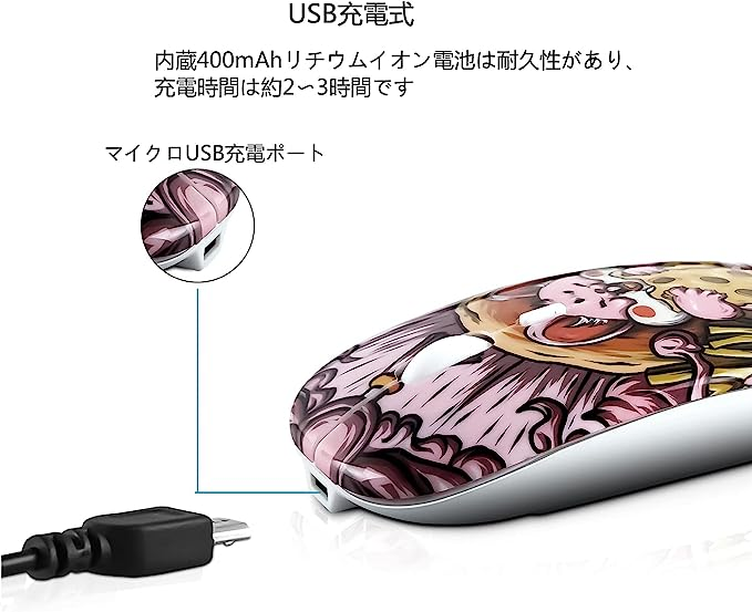一部予約販売】 マウス ワイヤレス USB 静音 小型 無線 薄型 おしゃれ Macbook