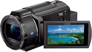 SONY ソニー 4K ビデオカメラ Handycam FDR-AX45A 2025年モデル ブラック 内蔵メモリー64GB 光学ズーム20倍 空間光学手ブレ補正 FDR-AX45A B