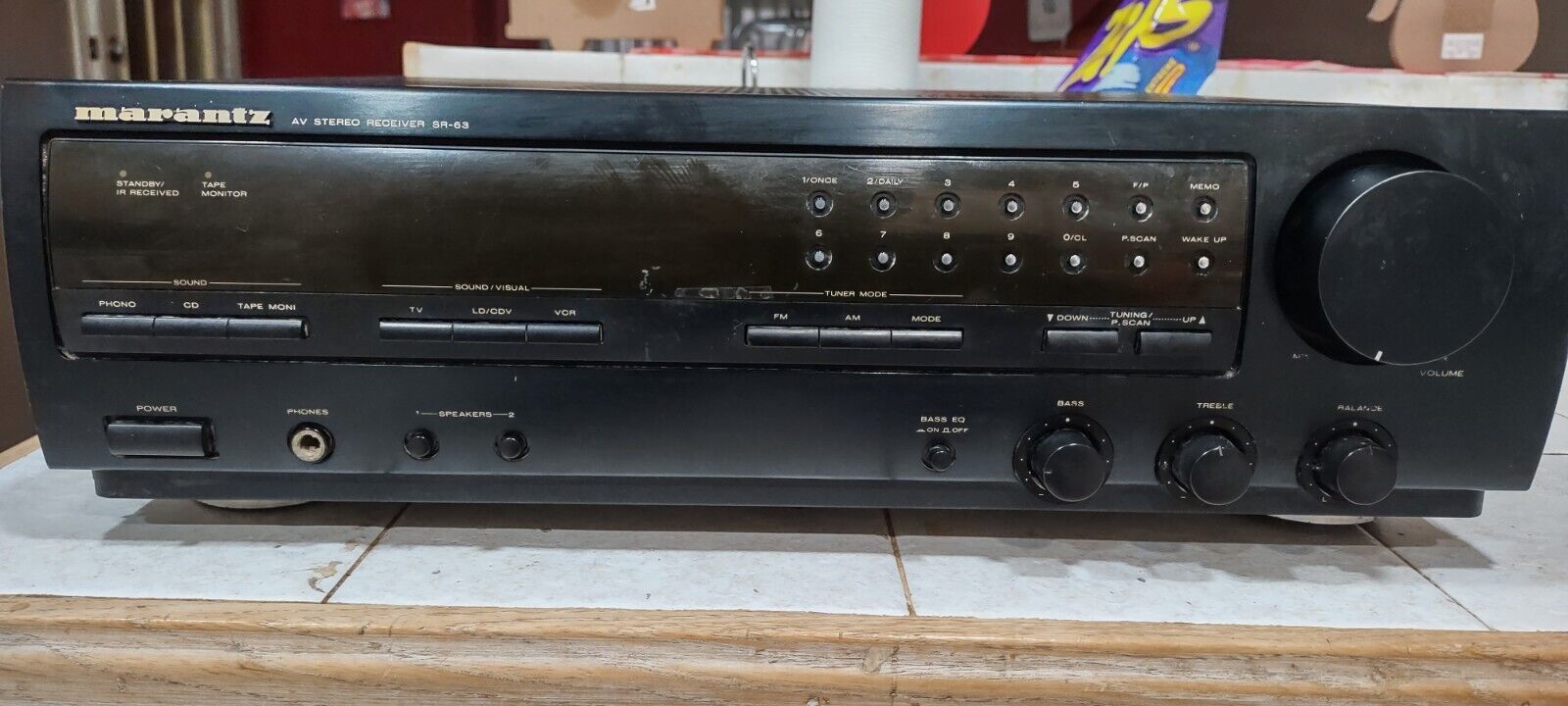 Denon AVサラウンドレシーバー ブラック AVR-3313-K(中古品) DENON AV