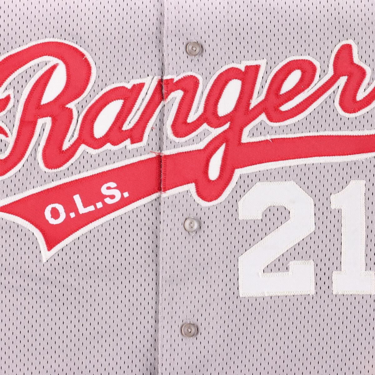 MLBマジェスティック メジャー レンジャーズ ゲームシャツ アメリカ古着 古着 マジェスティック Majestic MLB TEXAS RANGERS テキサス