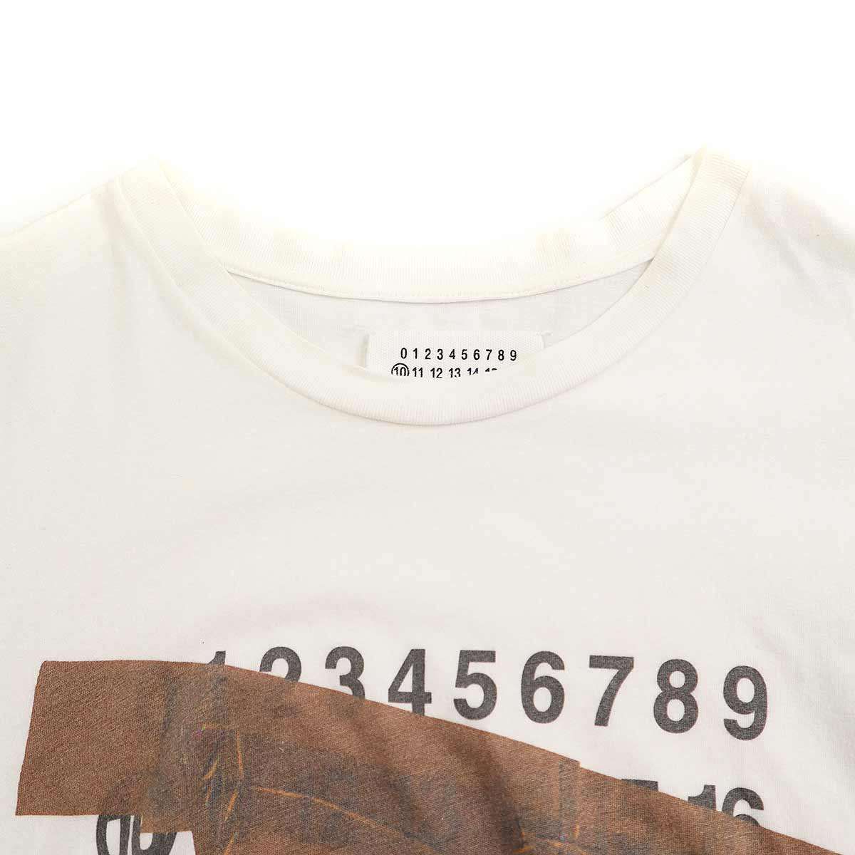 Maison Martin Margiela 10 メゾン マルタン マルジェラ 10 2008AW カレンダープリントTシャツ ホワイト 46 -  メルカリ