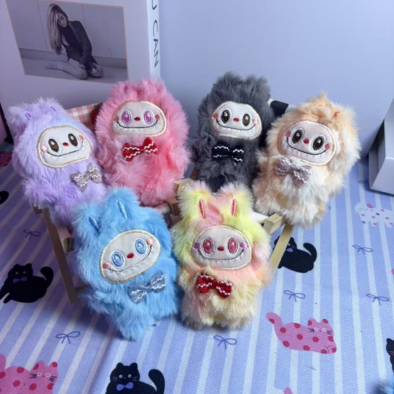 LABUBU ラブブ ぬいぐるみ LOYALTY Labubu(ラブブ) ぬいぐるみ キーホルダー ラブブ 6体セット