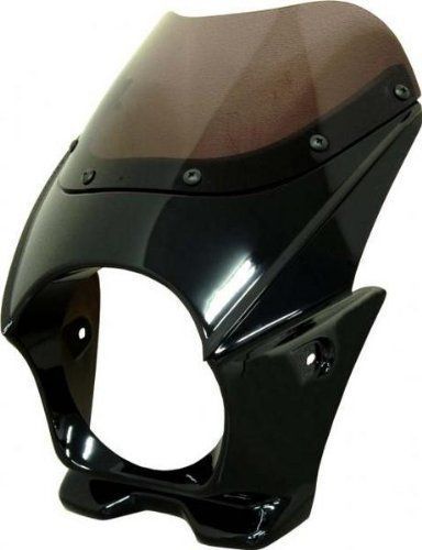 Color:ブラック バイクパーツセンター NEW 汎用150φビキニカウル/スクリーンカウル ボルトセット ブラック308718