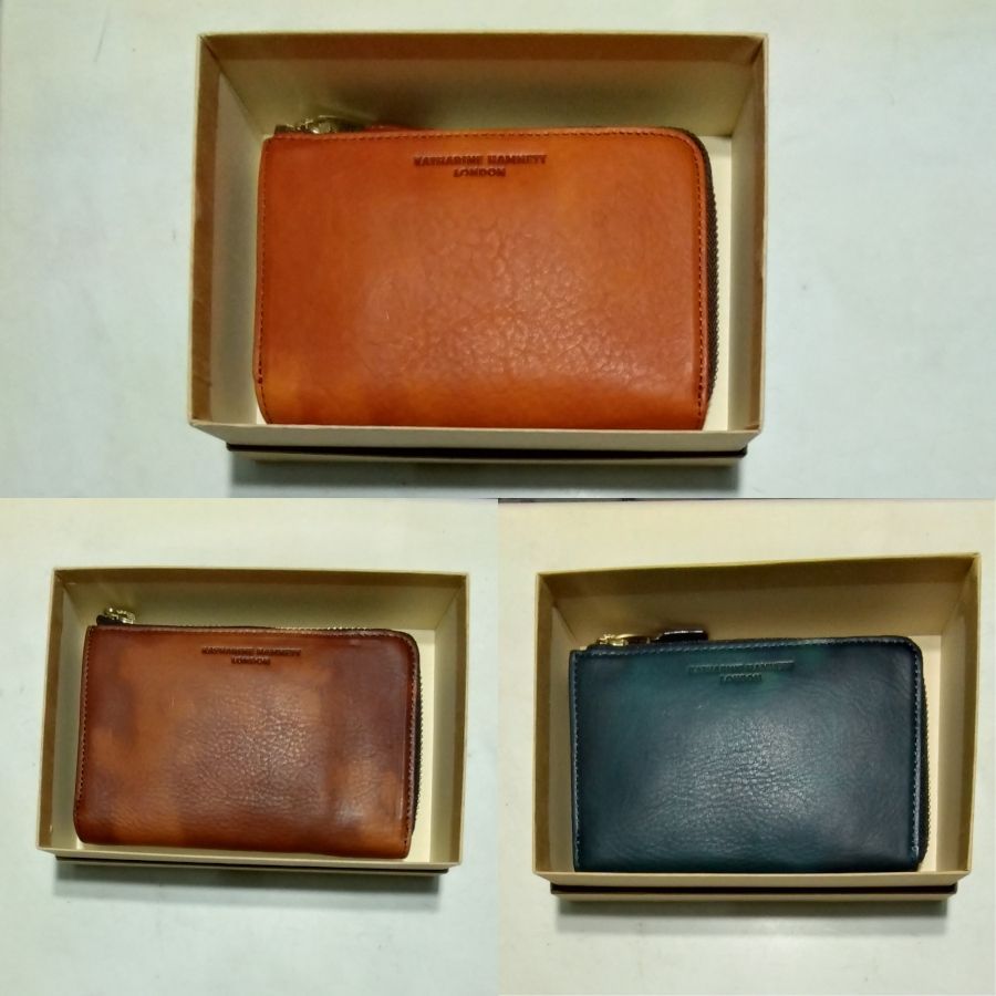 商品 キャサリンハムネット KATHARINE HAMNETT LONDON 二つ折り財布 490-59202