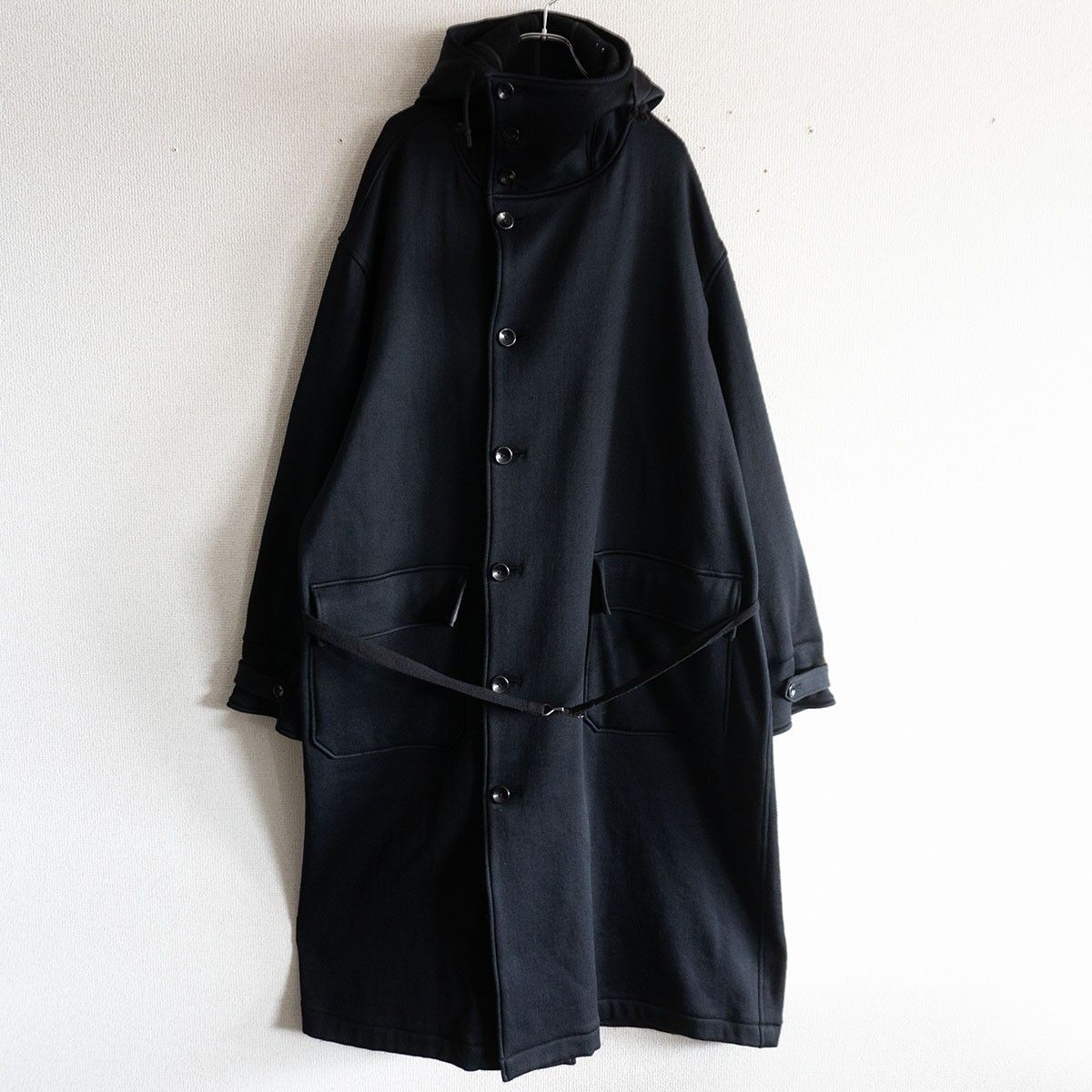 アーカイブ Y s for men ナイロン ウール ロング コート L ブラック YOHJI YAMAMOTO ワイズフォーメン 25090500