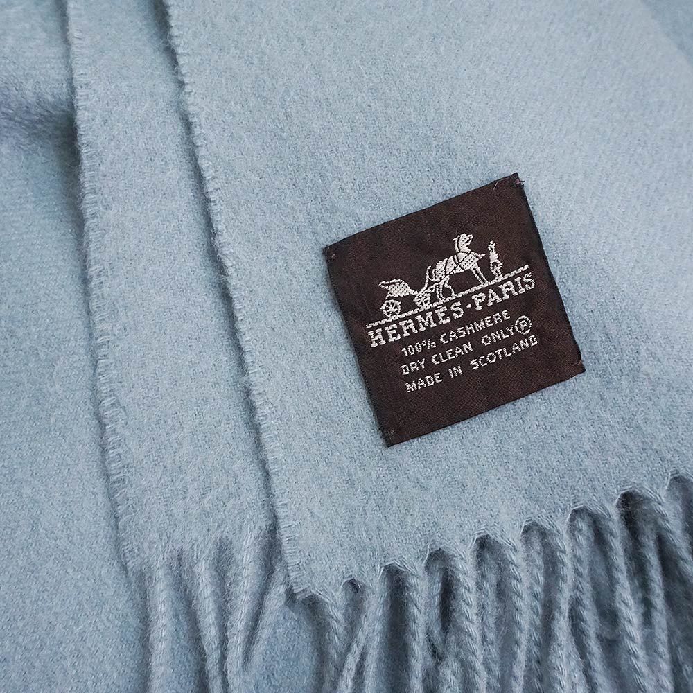 エルメス セリエ ロゴ 大判 ストール ショール マフラー カシミヤ 100