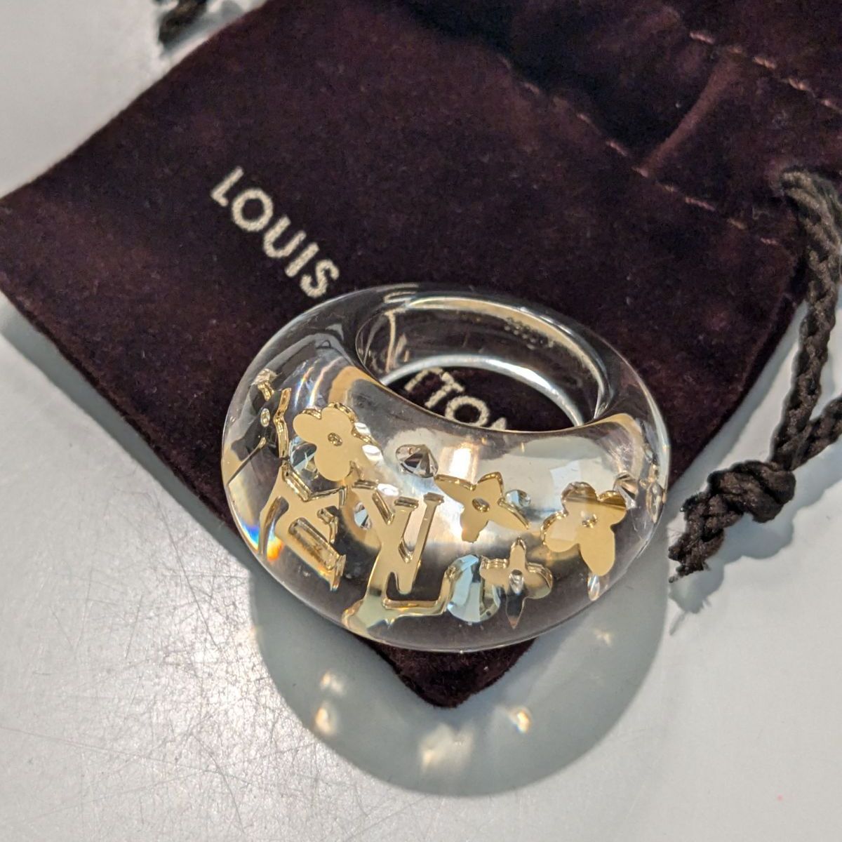 Louis Vuitton ルイヴィトン バーグアンクルージョン リング 指輪 L