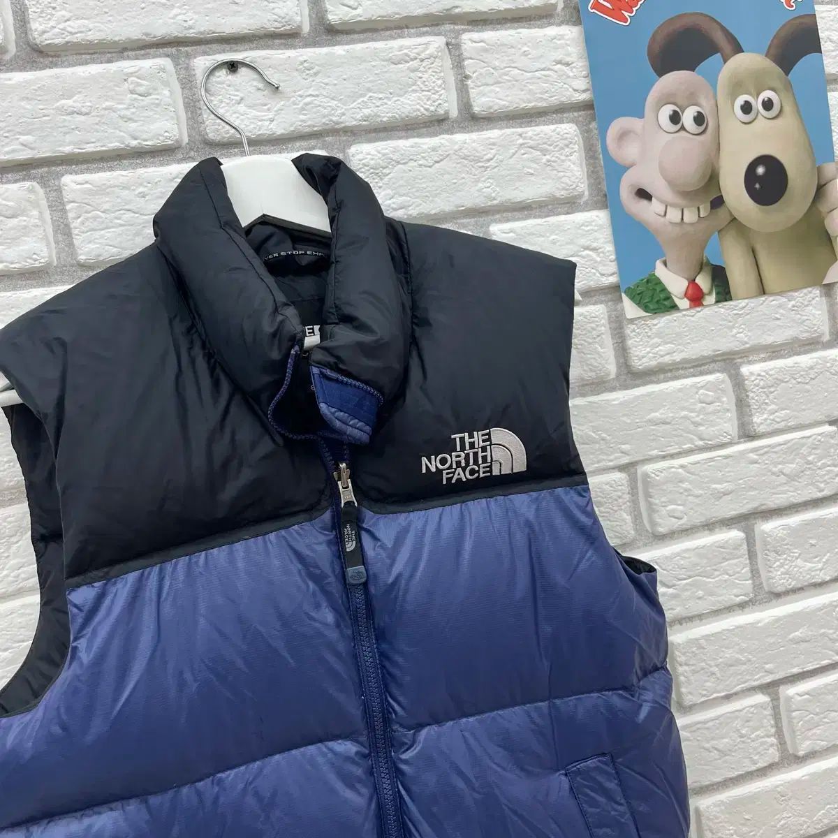 THE NORTH FACE ザノースフェイス 700 ヌプシ ブルー ダウン ベスト - XS 85