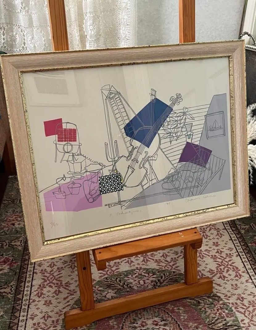 カナダ在住初期作品 額入り