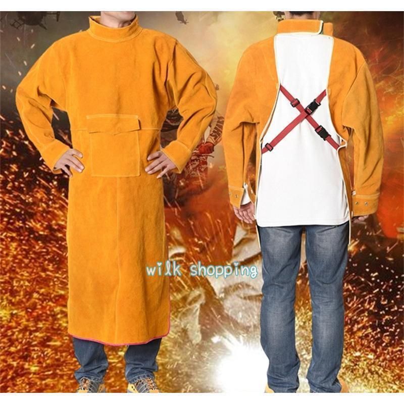 溶接エプロン　gr tec Amazon.co.jp: 溶接エプロン-耐熱性および難燃性の牛革エプロン