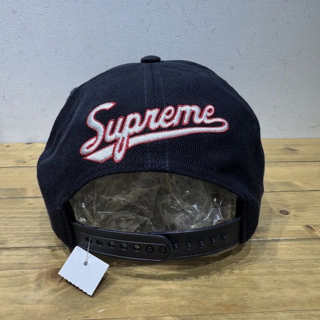 Supreme 25ss World Famous S Logo 6-Panel Navy シュプリーム
