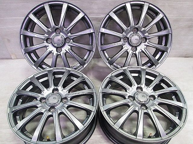 TOPY■SIBILLA NEXT B-12■15インチ 4穴-100■装着車種フィット  装着車種フィット ノート マーチ  フィットシャトル フリード