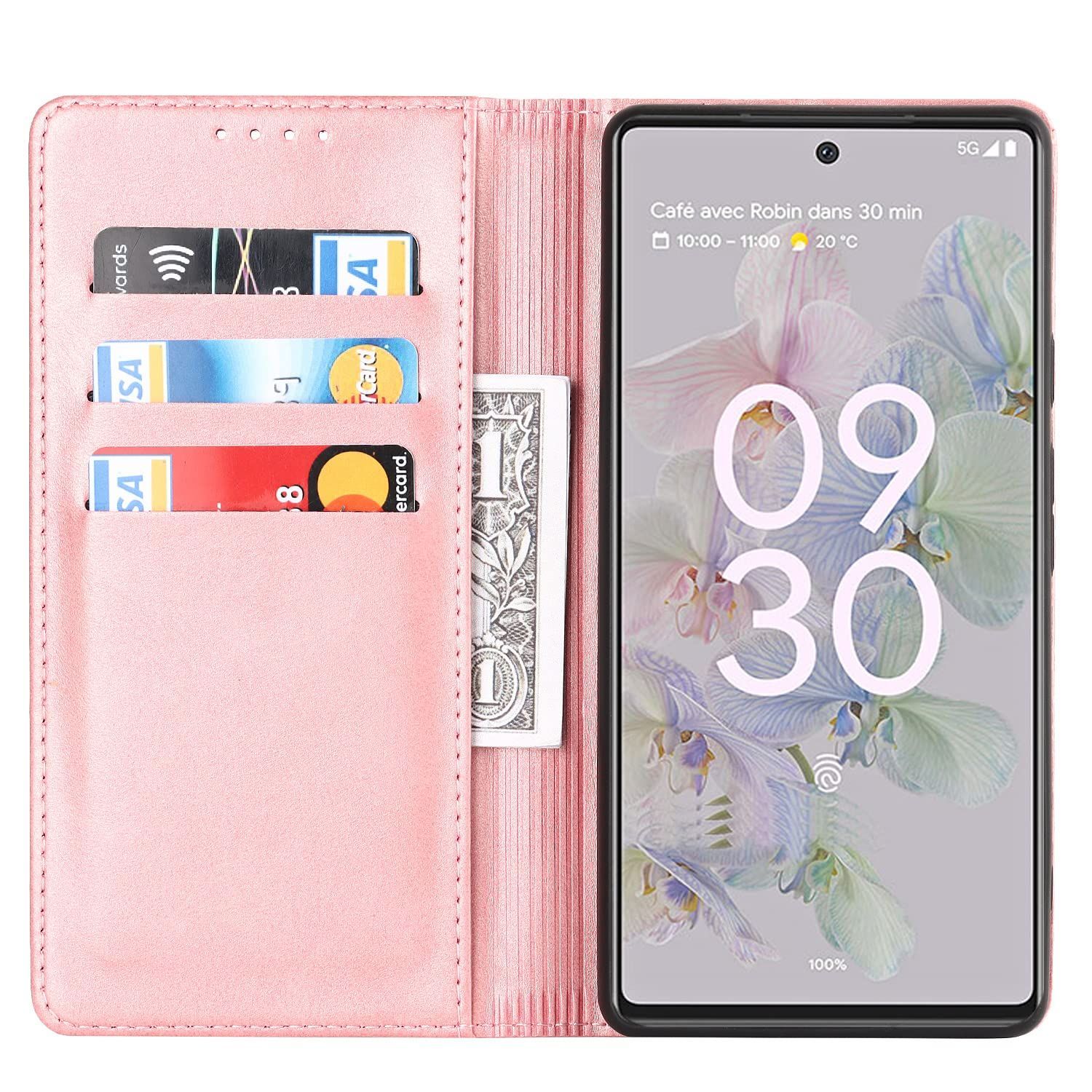 Galaxy A31 手帳型 ケース フェイクレザー ピンク