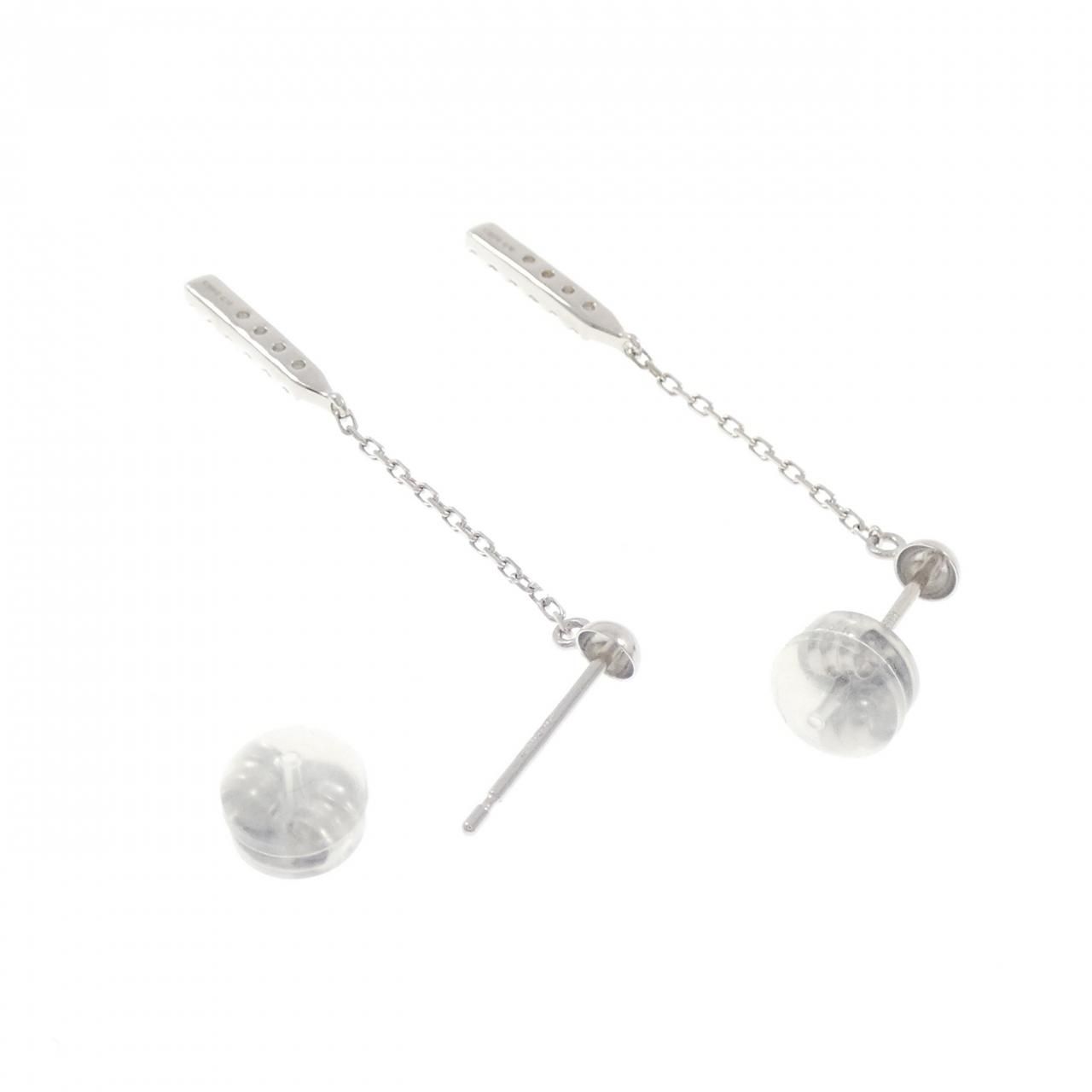K18WG ダイヤモンド ピアス 0.20CT - メルカリ