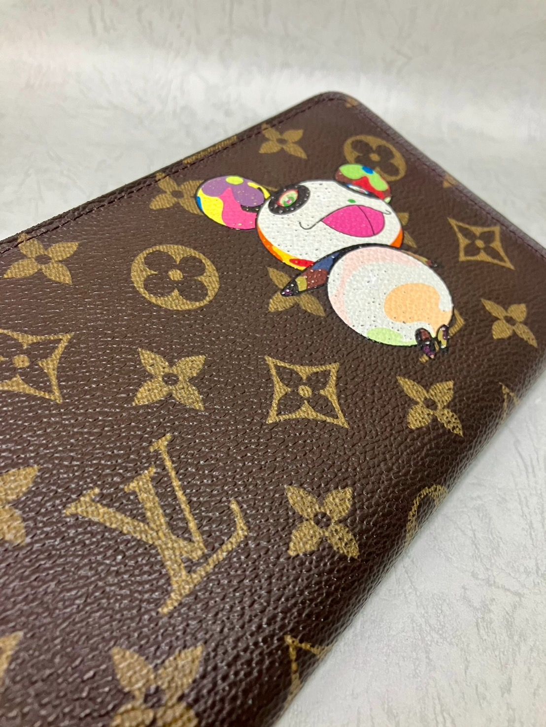✨LOUIS VUITTON ルイヴィトン モノグラム ポルトモネジッピーウォレット 長財布 パンダ 村上隆コラボ✨