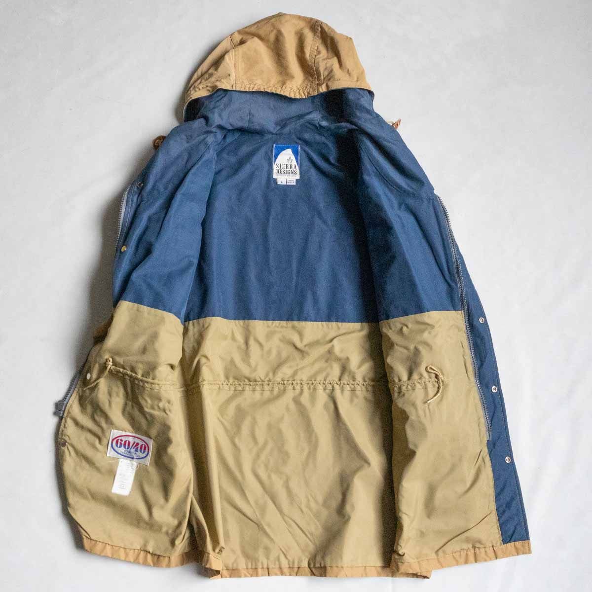 送料無料 美品 USA製 限定 SIERRA DESIGNS/シエラデザイン×PENDLETON/ペンドルトン 60/40 マウンテンパーカ ショートパーカ グレー M