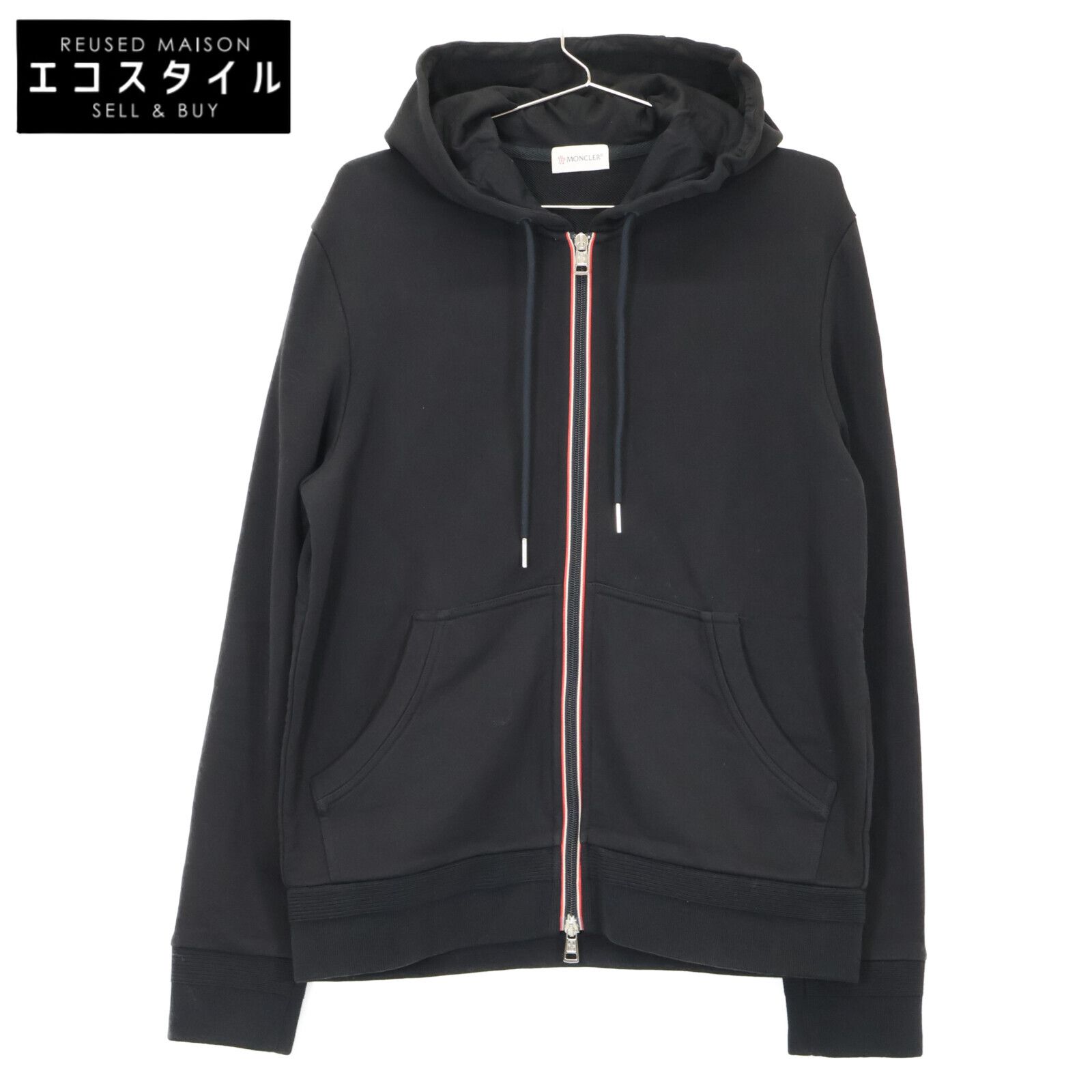 MONCLER モンクレール C10918431500 ブラック ジップアップ