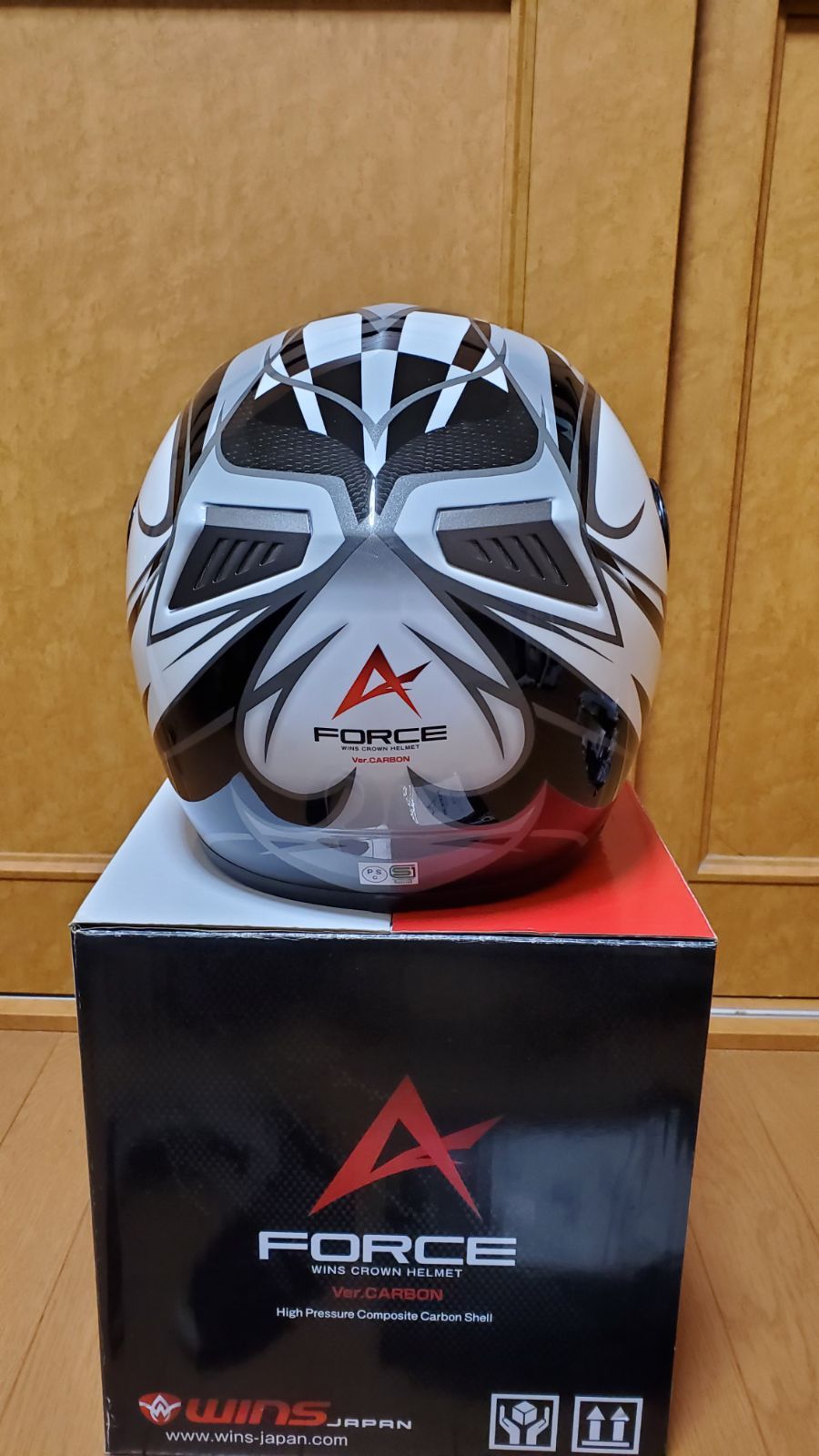 WINS ウインズ カーボンヘルメット A-FORCE GT 【限定カラー】 - メルカリ